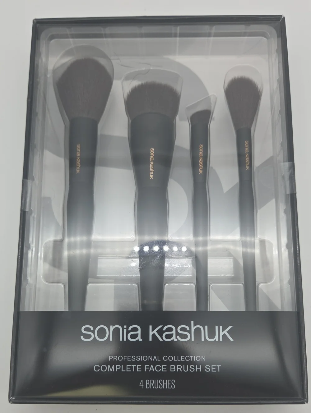 Sonia Kashuk Black Complete Face Brush Set - 4 Pcs